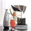 Triangular Bubbled Vase-Orange