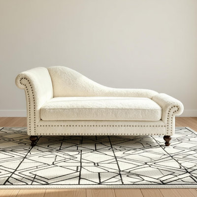 Chaise longue simple simple et luxueuse