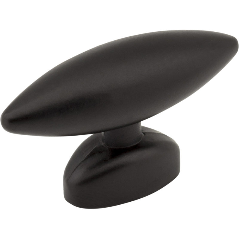 Verona Oval Knob Multipack, Matte Black