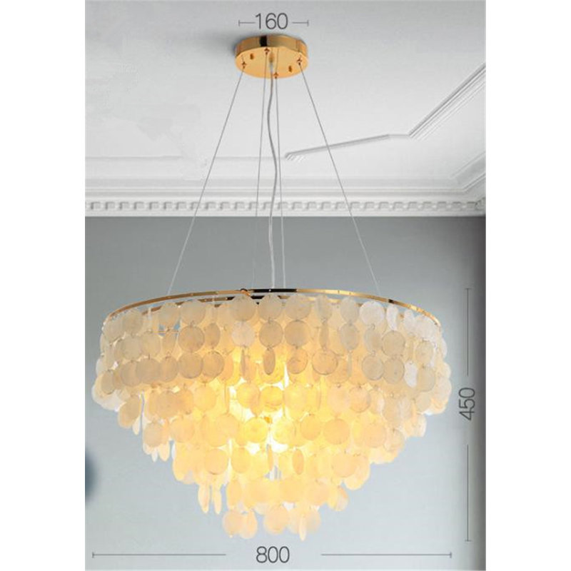 8 - Light LED Lantern Empire Chandelier