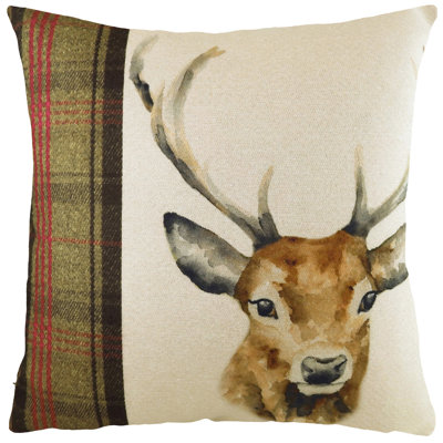 Plaid Square Throw Pillow Cover