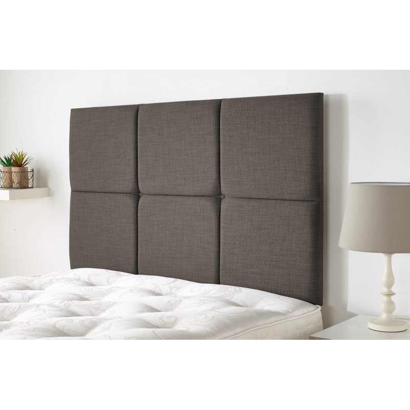 Upholstered Headboard, Small Double (4'), Slate