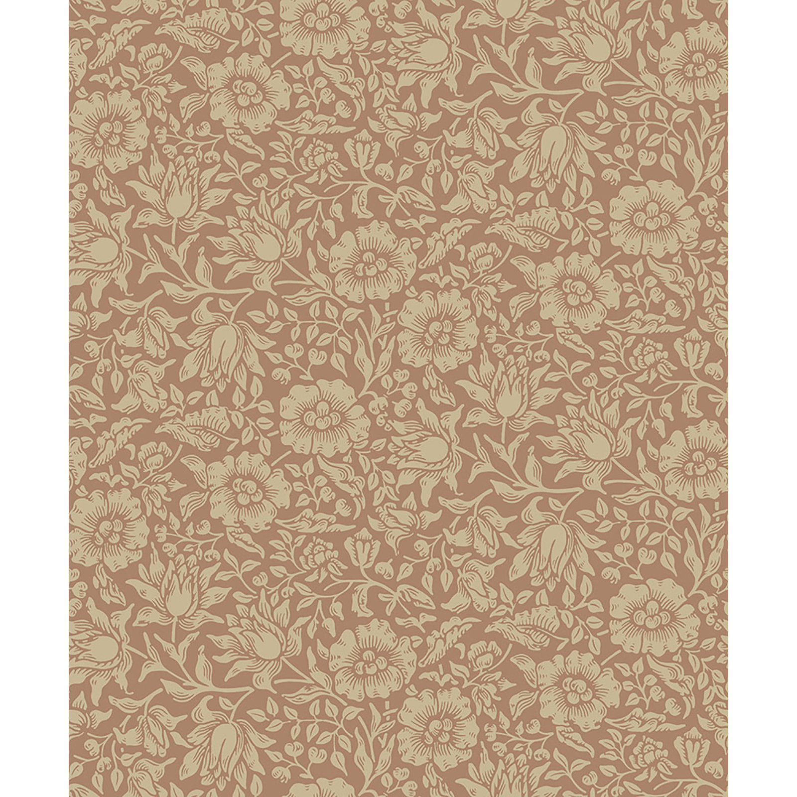 Mallow Floral Wallpaper, Rose