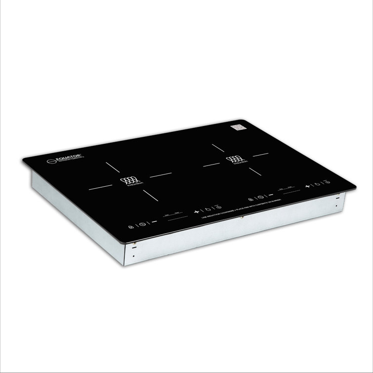 Equator 20" HORIZONTAL 2-BURNER Induction Cooktop 9 Power Builtin/Freestand 110V