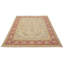 Tapis rectangulaire unique en laine de 1990 de 9 pi x 11 pi 1 po Akheem