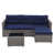Gray Frame/Navy Cushion