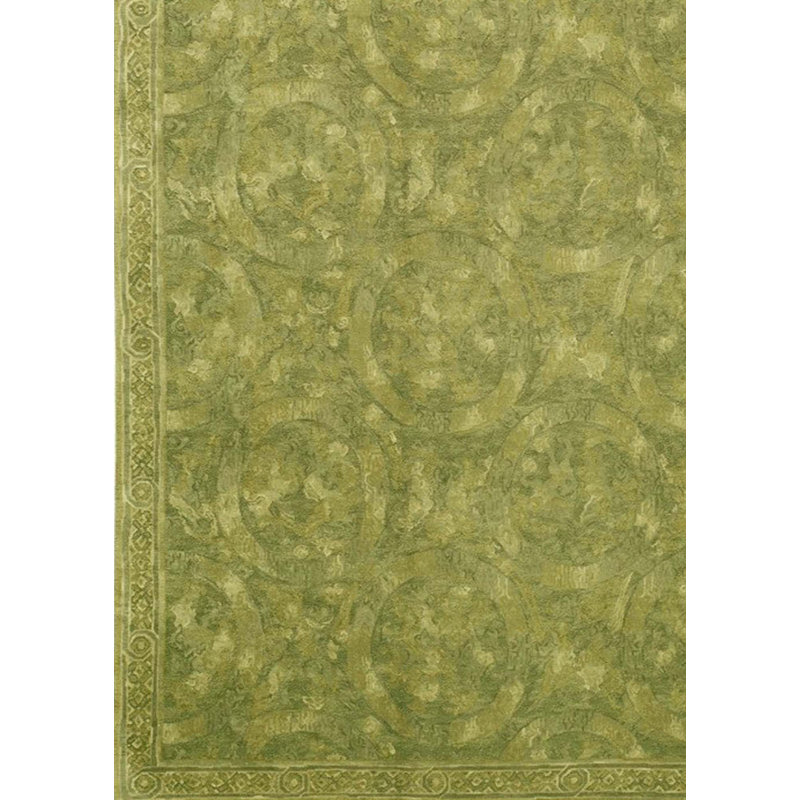 Wool Abstract Area Rug, Rectangle 7'10" x 10'1"