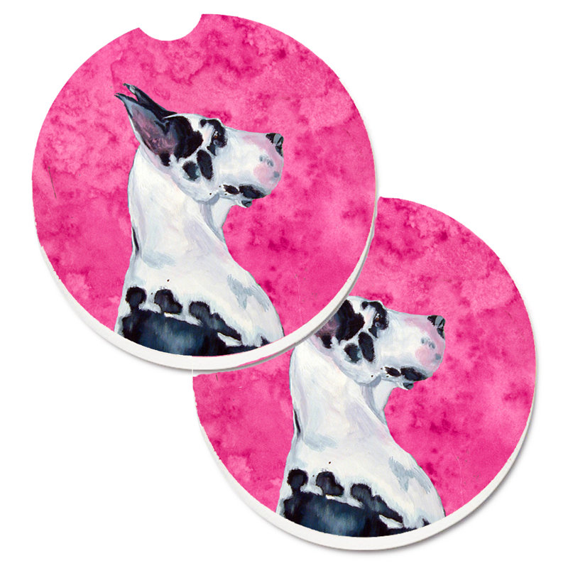 Sous-verre barbu collie voiture, Grand danois