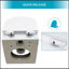 Cuvette de toilette murale de luxe avec siège à fermeture douce, blanc
