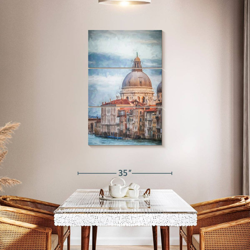 Masam Grand Canal Maria Della Salute, H 45 po x l 28 po