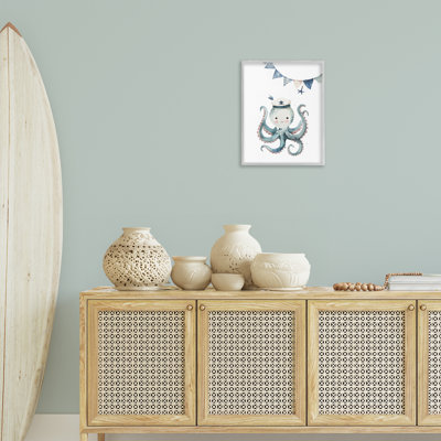  Mignon poulpe, estampe numérique par LSR Design Studio
