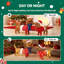 2 pièces de décoration de Noël teckel brun clair
