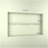 48 in. W x 30 in. H Rectangular Silver Aluminum Recessed/Surface Mount Medicine Cabinet with Mirror LED and Clock