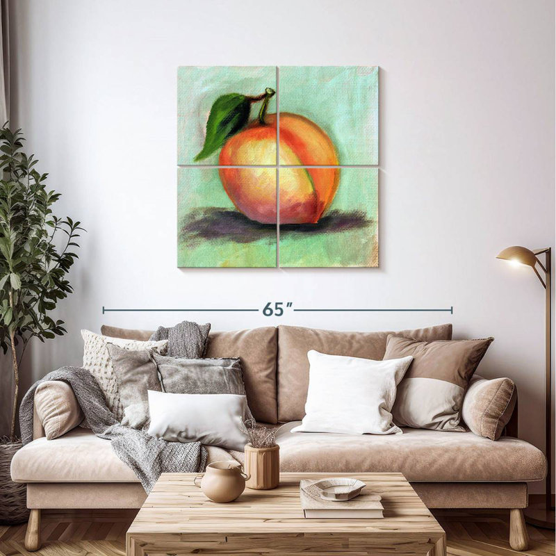 Yarlin Peach, 38" H x 38" W