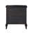 Antique Black 3-Drawer Nightstand