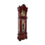 89.37 in. H Glass and Solid Wood Floor Clock