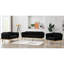 Chaise bouclée en tissu 40,5 po Nolita-86183739