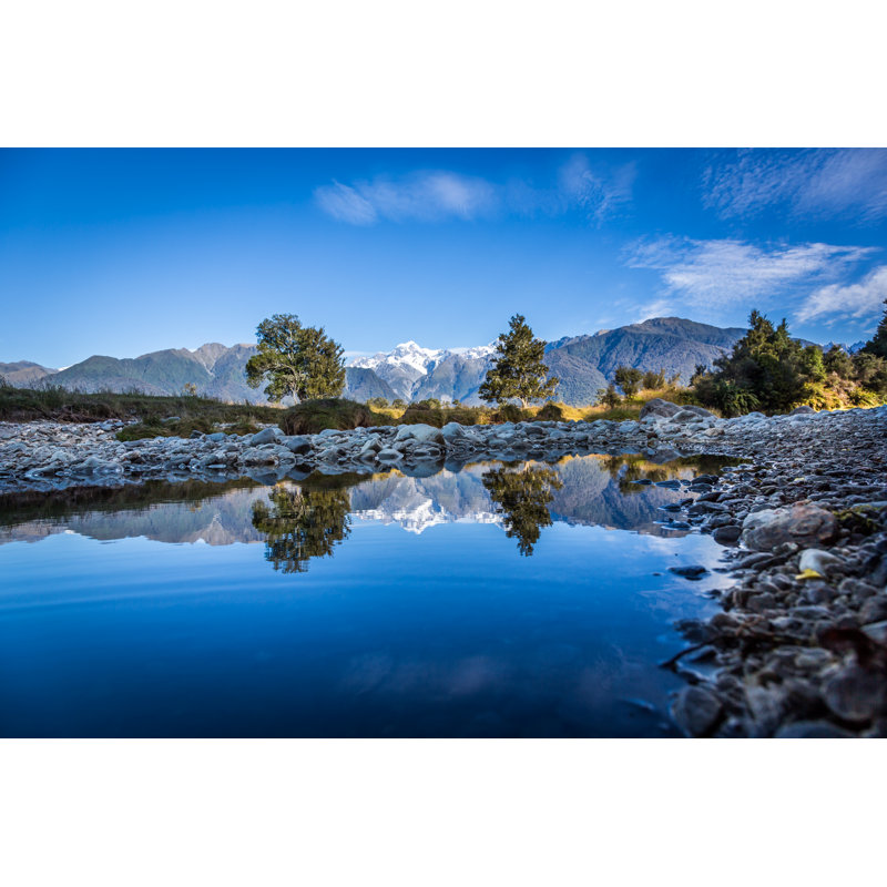 Lake Matheson Reflection by Onfokus - Wrapped Canvas Print, 61cm H x 91cm W x 3.8cm D