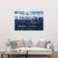 Icy Arctic Shore Dramatic Contemporary Coastal Wall Art Print 1 Piece Wrapped Canvas Wall Art-241387602