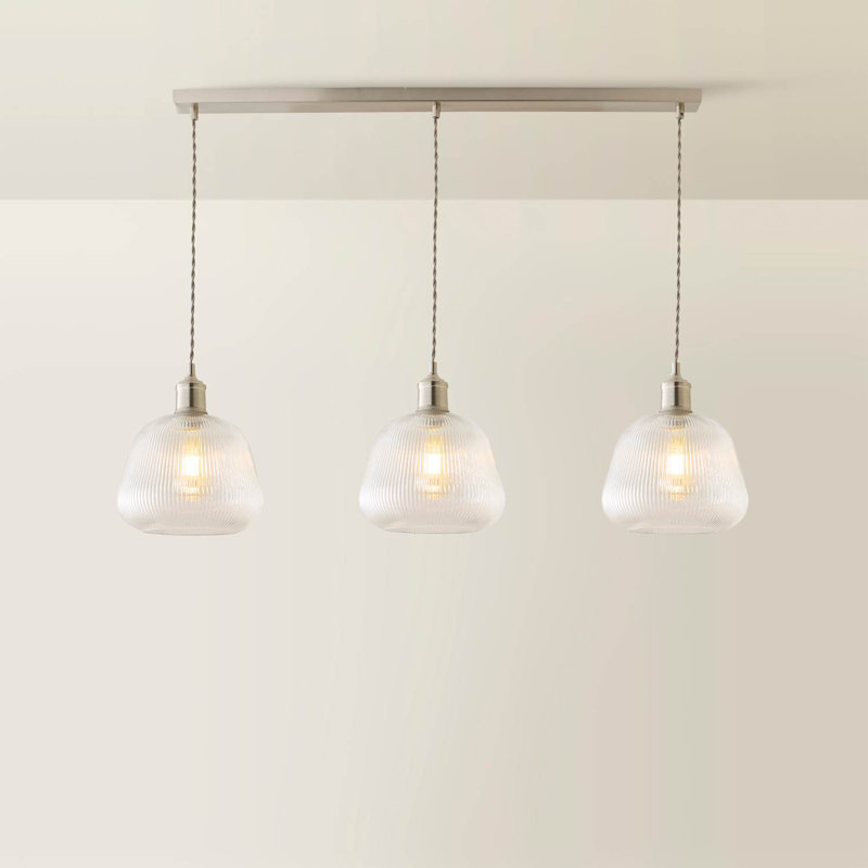 Alessandrini 3 - Light Pendant, Brushed Nickel