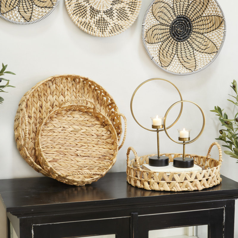 Chriselda 3 Piece Ottoman Tray Set