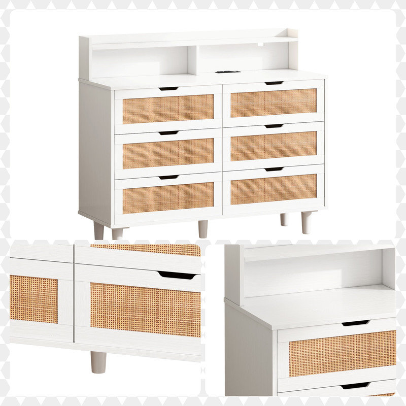 Darnishia 15.75'' W 6 - Drawer Dresser