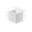  Meuble-lavabo mural 24 po avec comptoir en quartz Carrara-66204139