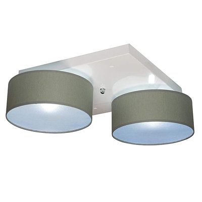 Pulley Fabric Semi Flush Mount