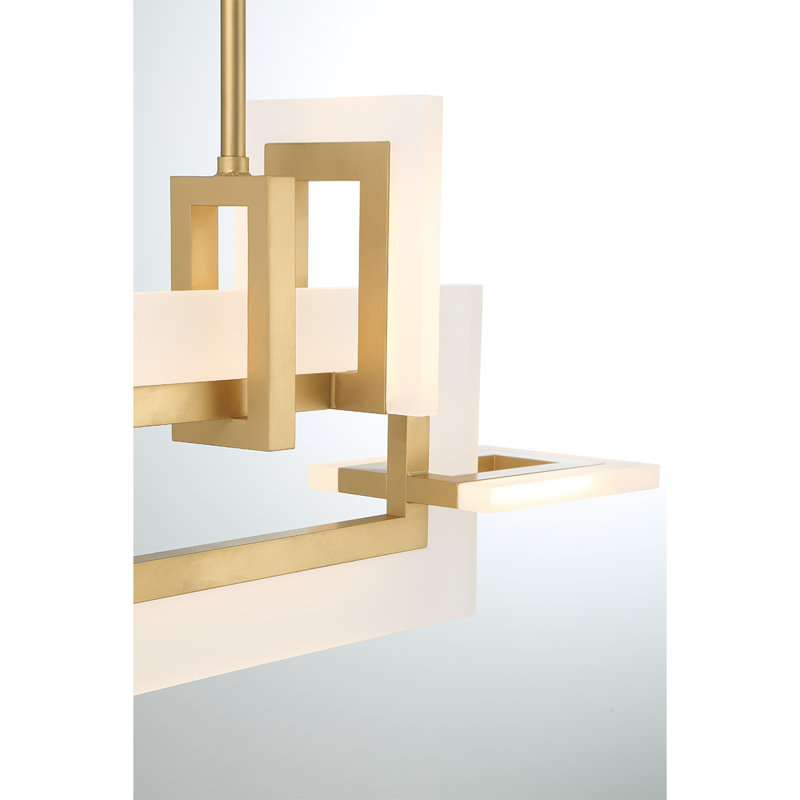 Lustre 1 lumière 15,5 po Inizio, Doré