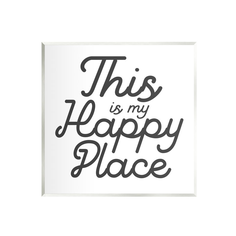 «Happy Place», art mural sur bois par Daphne Polselli