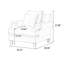 Upholstered Linen and Cotton Armchair