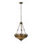 Luminaire suspendu bol simple 2 lumières Diane