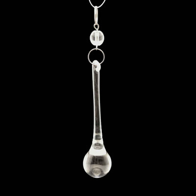 5'' Handmade Crystal Finial Ornament