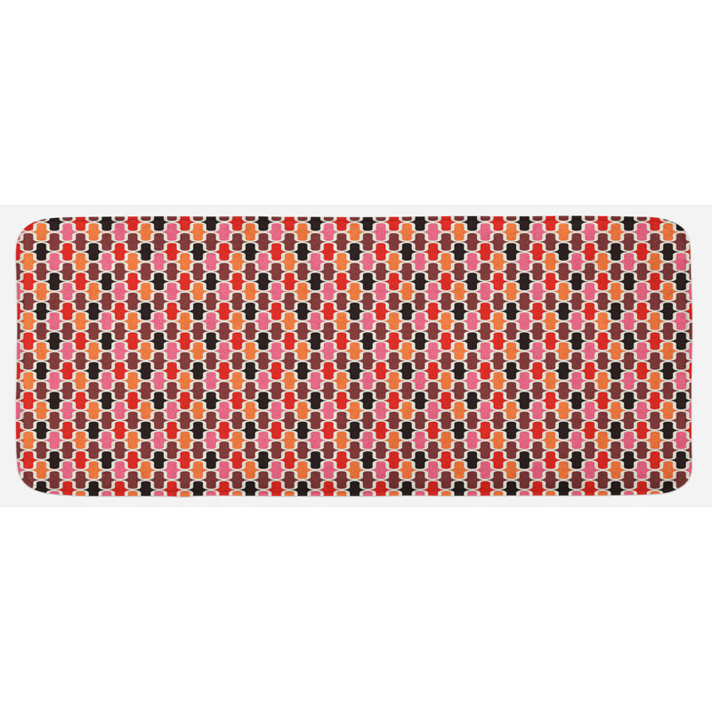 Tapis de cuisine à structure en forme de style conceptuel