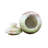 Decorative Marble Urn, White And Light Green, 5h X 3.5w X 2.25d Inches, 1.69 Lbs