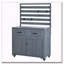 Chariot de cuisine en bois massif 64,9 po H-125528496