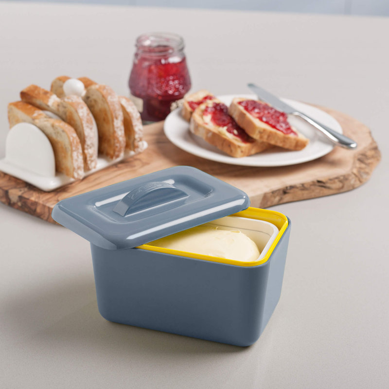 Zeal Melamine Butter Dish, Provence Blue