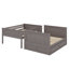 Lit superposé double au-dessus de double avec gigogne gigogne simple-2145743966