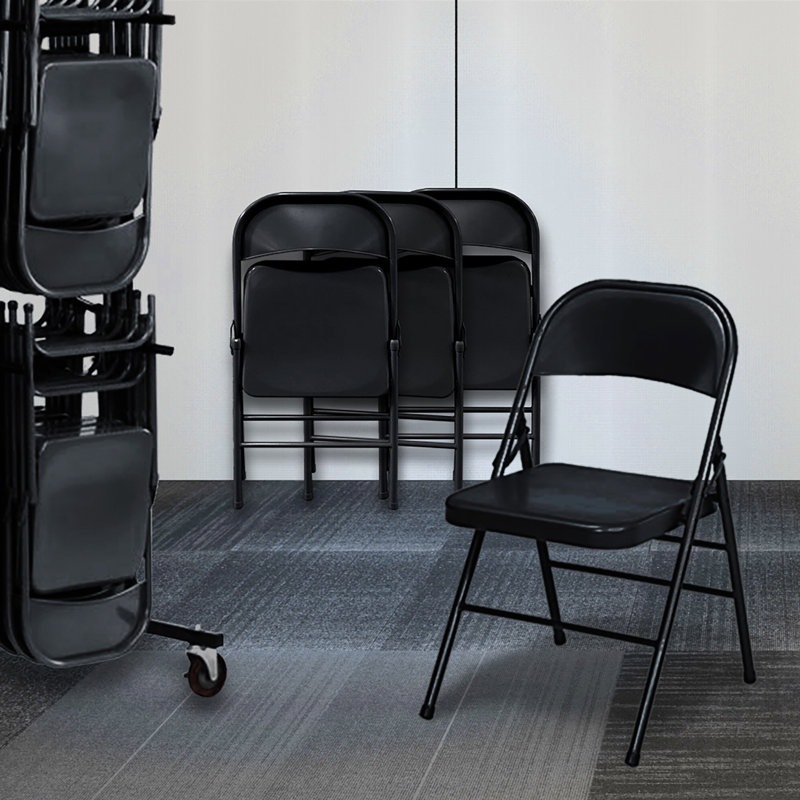 Chaise pliante en acier