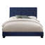 Cadre de lit Lyndsi, garniture cloutée, lit plateforme, lit tapissier-282522435