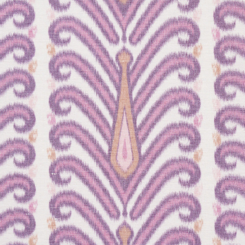 Augustine Ikat Fabric, Fuchsia