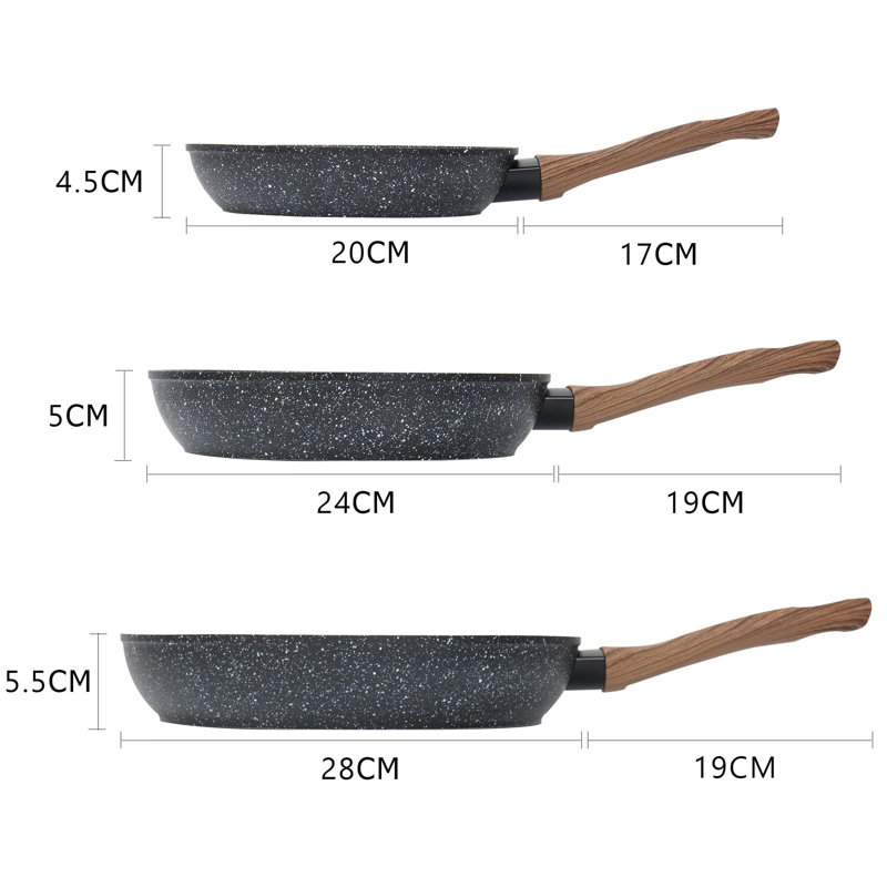 Rappoli Aluminum Non-Stick Frying Pan