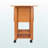Emory 5-Piece Snack Table Set with Drop Leaf Top in Teak Finish, 25.96" H X 18.91" L X 11.77" D-1946555705