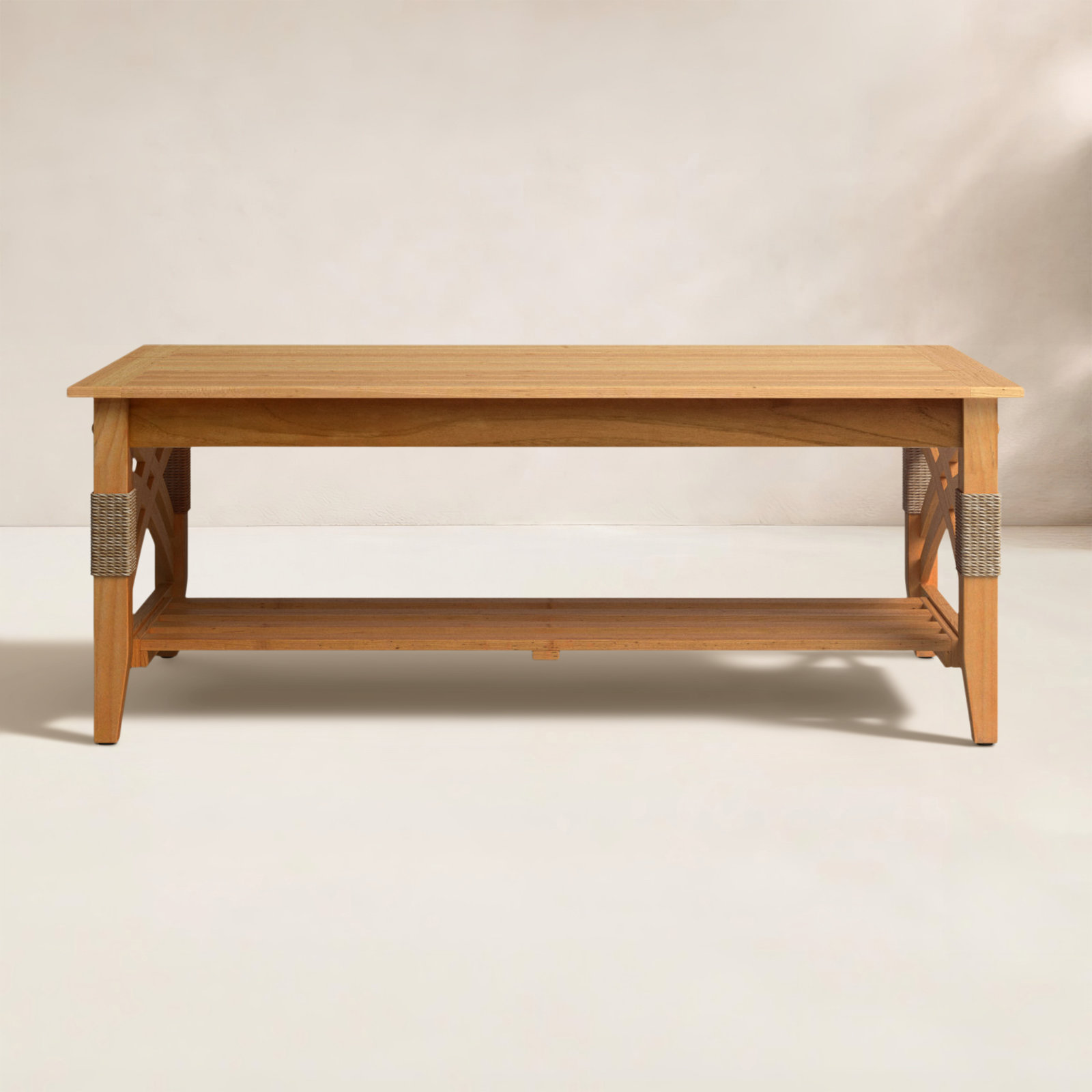 Cotesfield 25'' Teak Outdoor Coffee Table