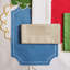 Tessuti Sage Rectangular Placemats with White Stitching-134233539