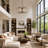 Aldrena 8-Light Oversized Dimmable Geometric Candle-Style Chandelier