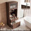 Garde-manger autoportant de 71 po de hauteur avec tiroir et tablettes réglables, garde-manger en bois anti-basculement pour le rangement à la maison-352682127