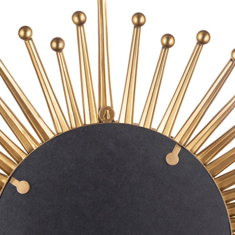 Lenum Metal Round Mirror