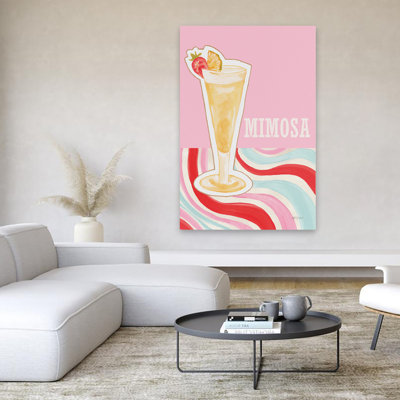 Mimosa - art bleu alcool 60S 70S