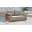 Gazel 63'' Teak Outdoor Loveseat-86504256